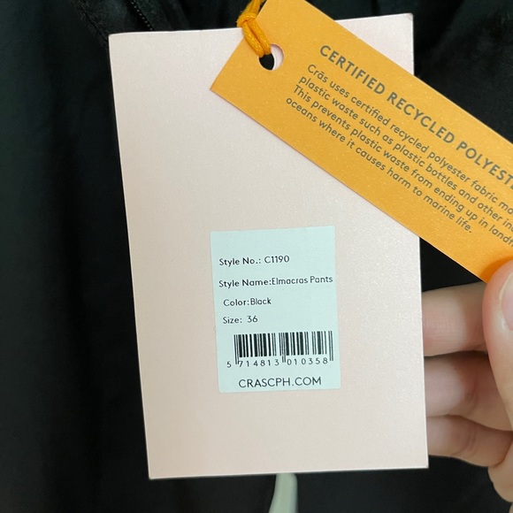 Cras Elmacras Pants - Wide leg trousers De 36/ US 4 NWT - Picture 3 of 5